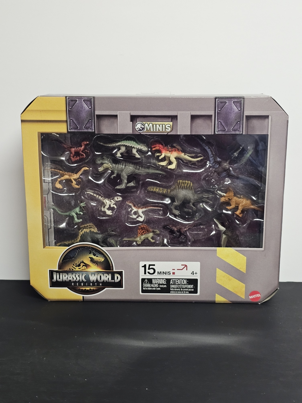NIB Mattel Jurassic World Rebirth Minis 15 Figure Box Set Dinosaur Pack JGB53